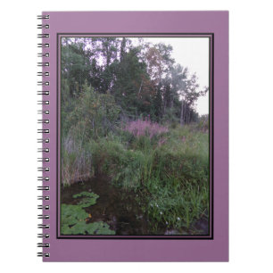 Espiral Flora de Lavanda Selvagem junto ao Lago Caderno