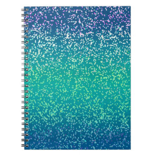 Espiral Fundo do gráfico do brilho do caderno