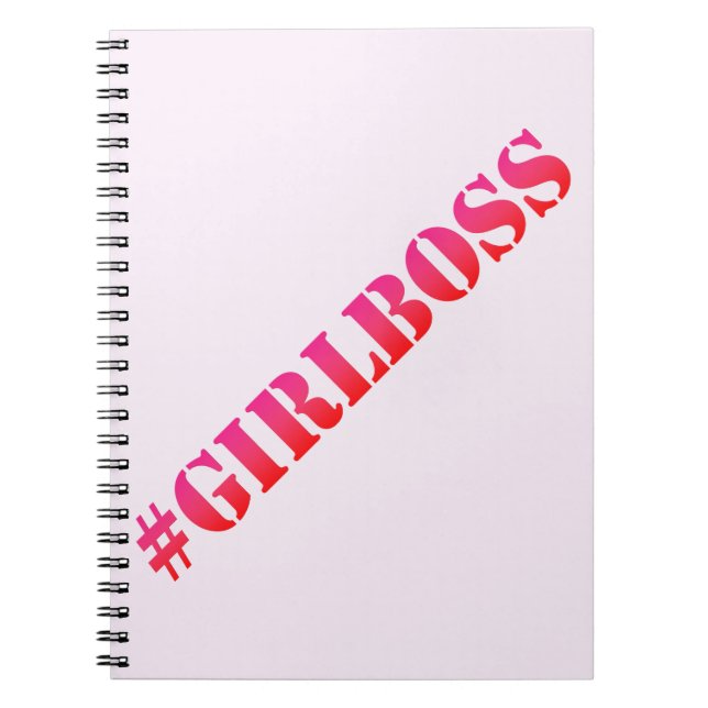 Espiral #GirlBoss - caderno das citações do divertimento (Frente)