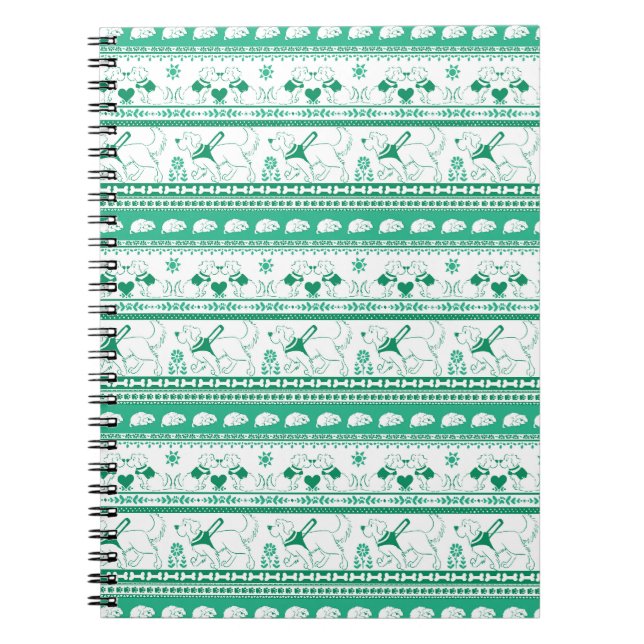 Espiral Guia do Caderno Simples do Retriever Dourado (Frente)
