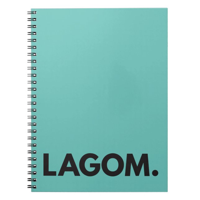Espiral LAGOM. Caderno (Frente)
