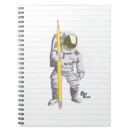 Espiral Lápis do astronauta e caderno do papel