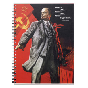 Espiral Lenin vive caderno
