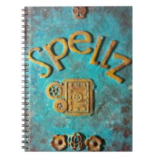 Espiral Livro de Encantos Caderno Diário de Feitiços
