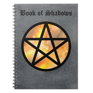 Espiral Livro do Pentacle do outono do caderno 2 das