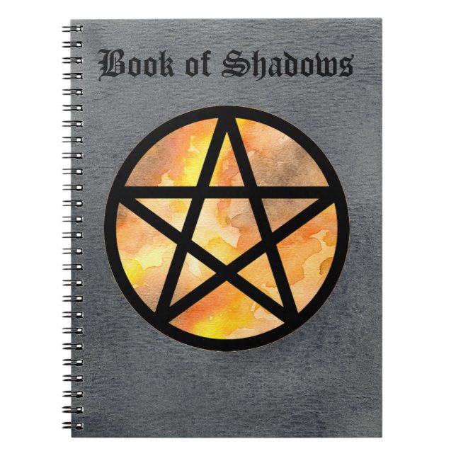 Espiral Livro do Pentacle do outono do caderno 2 das (Frente)