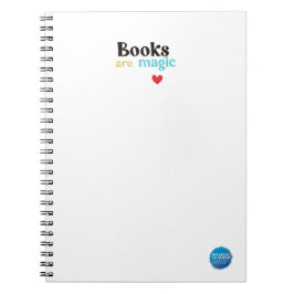 Espiral Livros são um caderno mágico