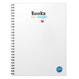 Espiral Livros são um caderno mágico