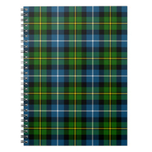 Espiral MacNeil do caderno do Tartan de Barra