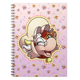 Espiral Mamoo alinhou o caderno