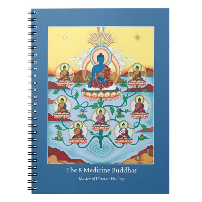 Espiral Medicina Buddha do CADERNO 8 (Frente)