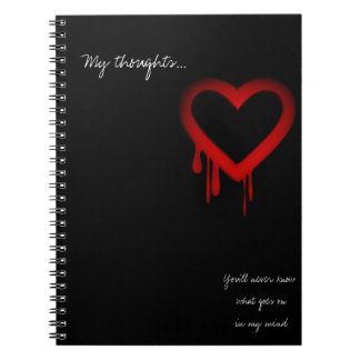 Espiral Meu caderno dos pensamentos