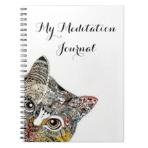 Meu Diário da meditação - caderno do design do