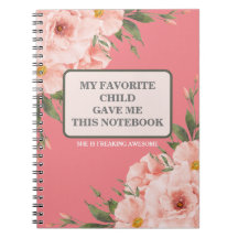 MEU FILHO FAVORITO ME DEU ESTE CADERNO