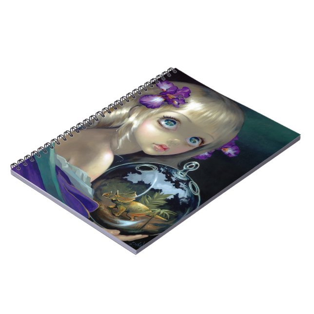 Espiral "Microcosmo: Caderno do Triceratops" (Left Side)