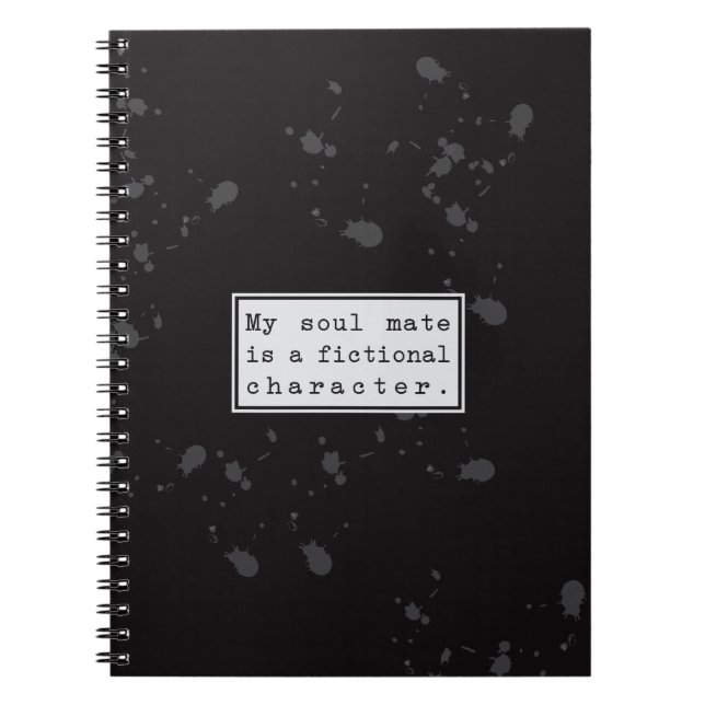 Espiral Minha alma gémea é um caderno do caráter (Frente)