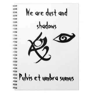 Espiral Nós somos poeira e sombreamos o caderno