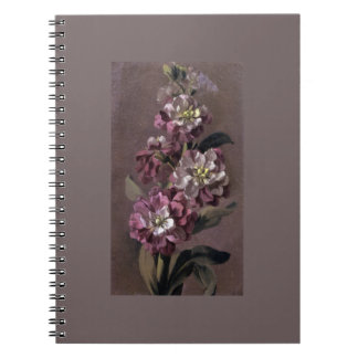 Espiral O buquê de Gilly floresce o caderno