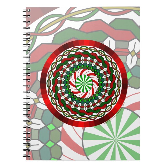 Espiral O Caderno das Cores do Natal (Frente)