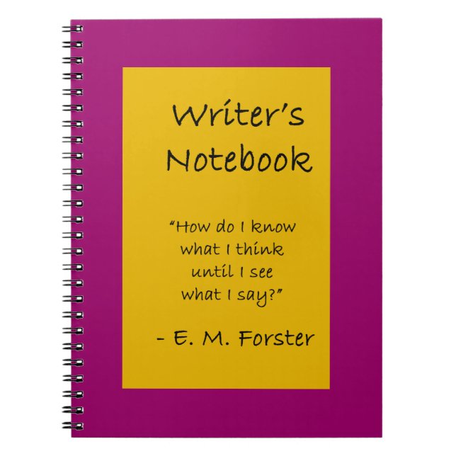 Espiral O caderno do escritor - E.M. Forster (Frente)