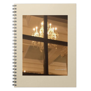 Espiral O candelabro inspirou o caderno