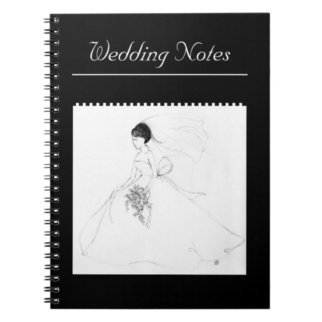 Espiral O "casamento nota" o caderno (Frente)