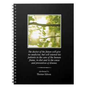 Espiral O doutor do caderno futuro da quiroterapia