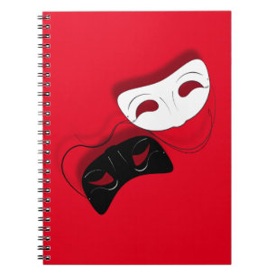 Espiral O teatro mascara o caderno