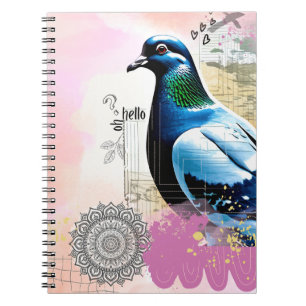Espiral Oh Hello Bird Caderno de Notas
