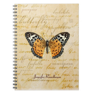 Espiral Papillon exprime o caderno