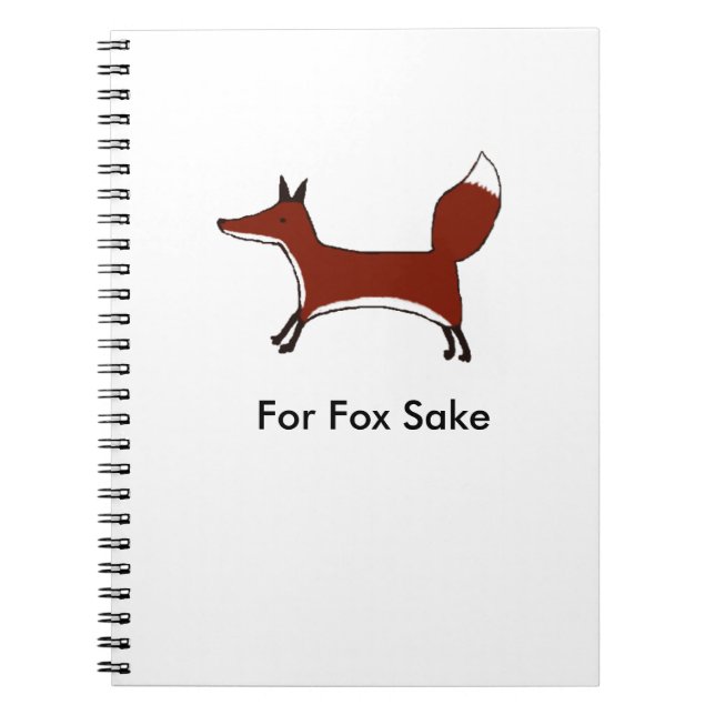 Espiral Para o caderno da causa do Fox (Frente)