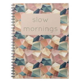 Espiral Pastel Geométrico Pop | Caderno Personalizado Suti