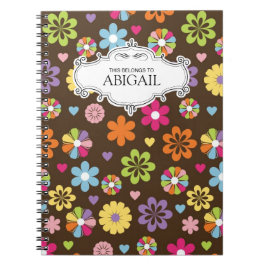 Espiral personalizada bonito - cadernos