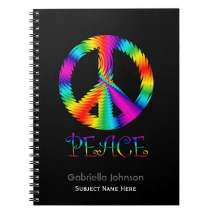 Espiral Personalizado: Caderno do sinal de paz do