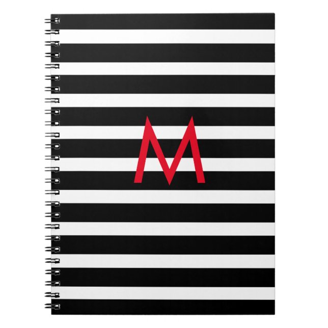 Espiral Personalize sua listra de BW do caderno (Frente)