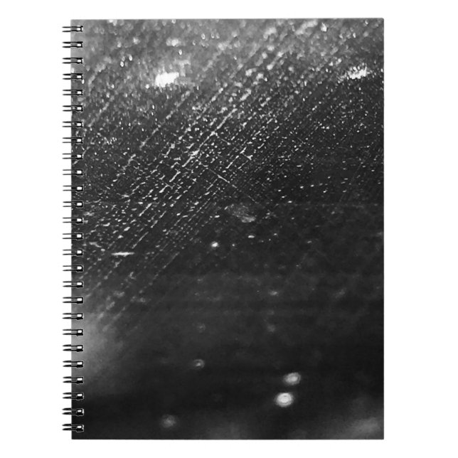 Espiral Preto e caderno da chuva (Frente)
