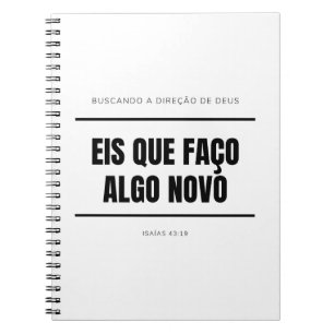 Espiral Profetizando - caderno personalizado
