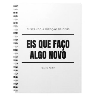 Espiral Profetizando - caderno personalizado