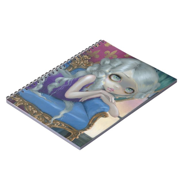 Espiral "Rapunzel" no caderno crepuscular (Left Side)