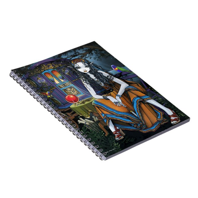 Espiral Recorde-me caderno aciganado boémio do caixa de (Lado Direito)