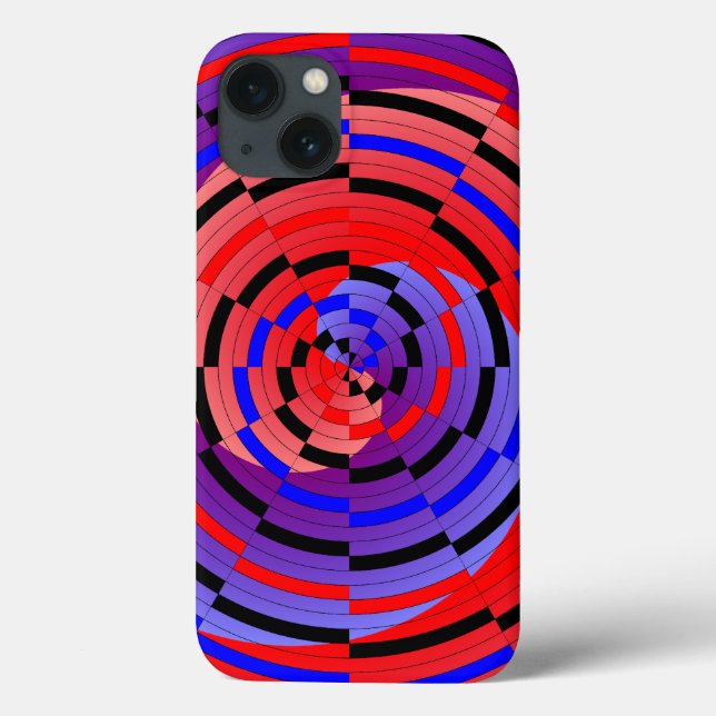 Espiral Red & Blue Counter de Kenneth Yoncich (Verso)