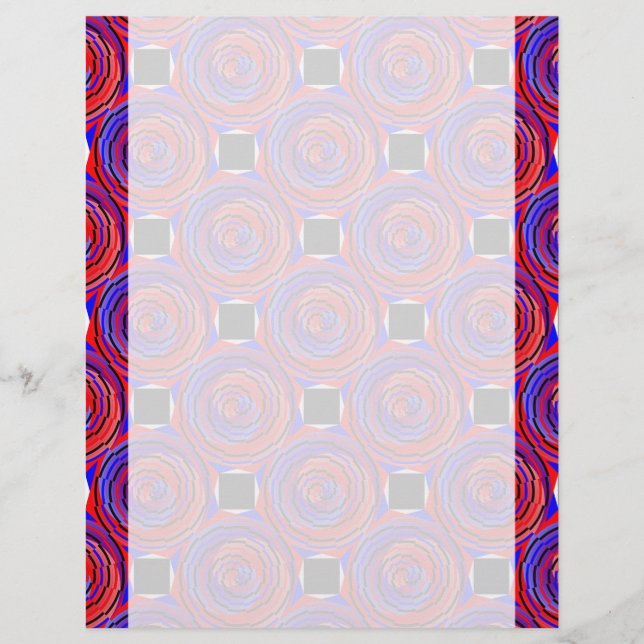 Espiral Red & Blue Counter de Kenneth Yoncich (Frente)