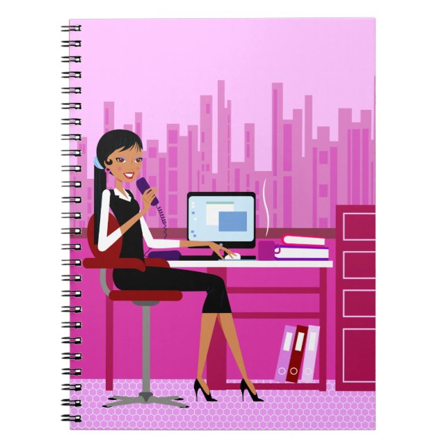 Espiral Secretário Foto Caderno (80 páginas B&W) (Frente)