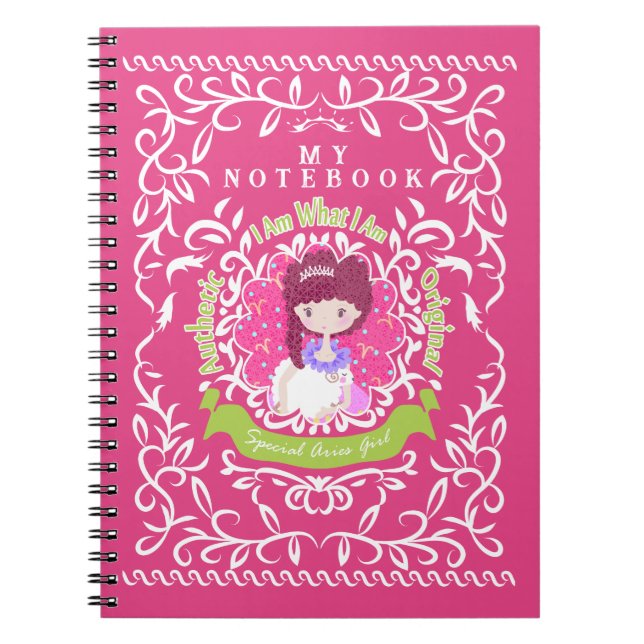 Espiral Sinal de Áries. Caderno (Frente)