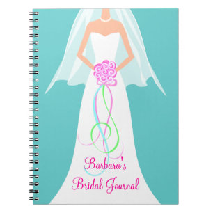 Espiral SomethingBlue personalizou o caderno nupcial do