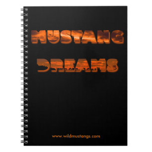 Espiral Sonhos do mustang - caderno da foto (80 páginas