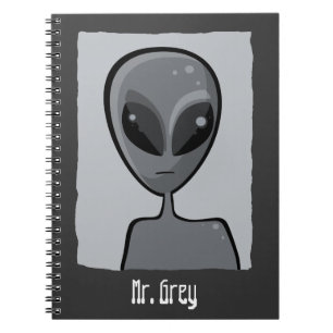 Espiral Sr. Cinza Caderno