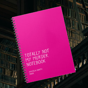 Espiral Totalmente Não Meu Caderno de Assassinato – Humor 
