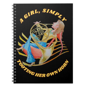 Espiral Um caderno de uma garota simplesmente tocando sua