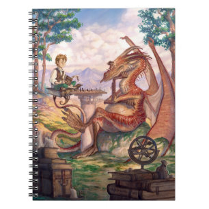 Espiral "Uma Tarde Dourada" Caderno Clássico